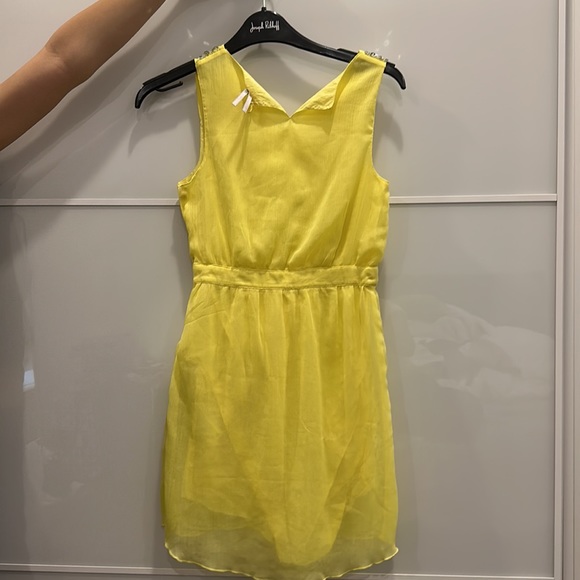 Orchestra Flowy Light Bright Yellow Summer Dress - Picture 2 of 2